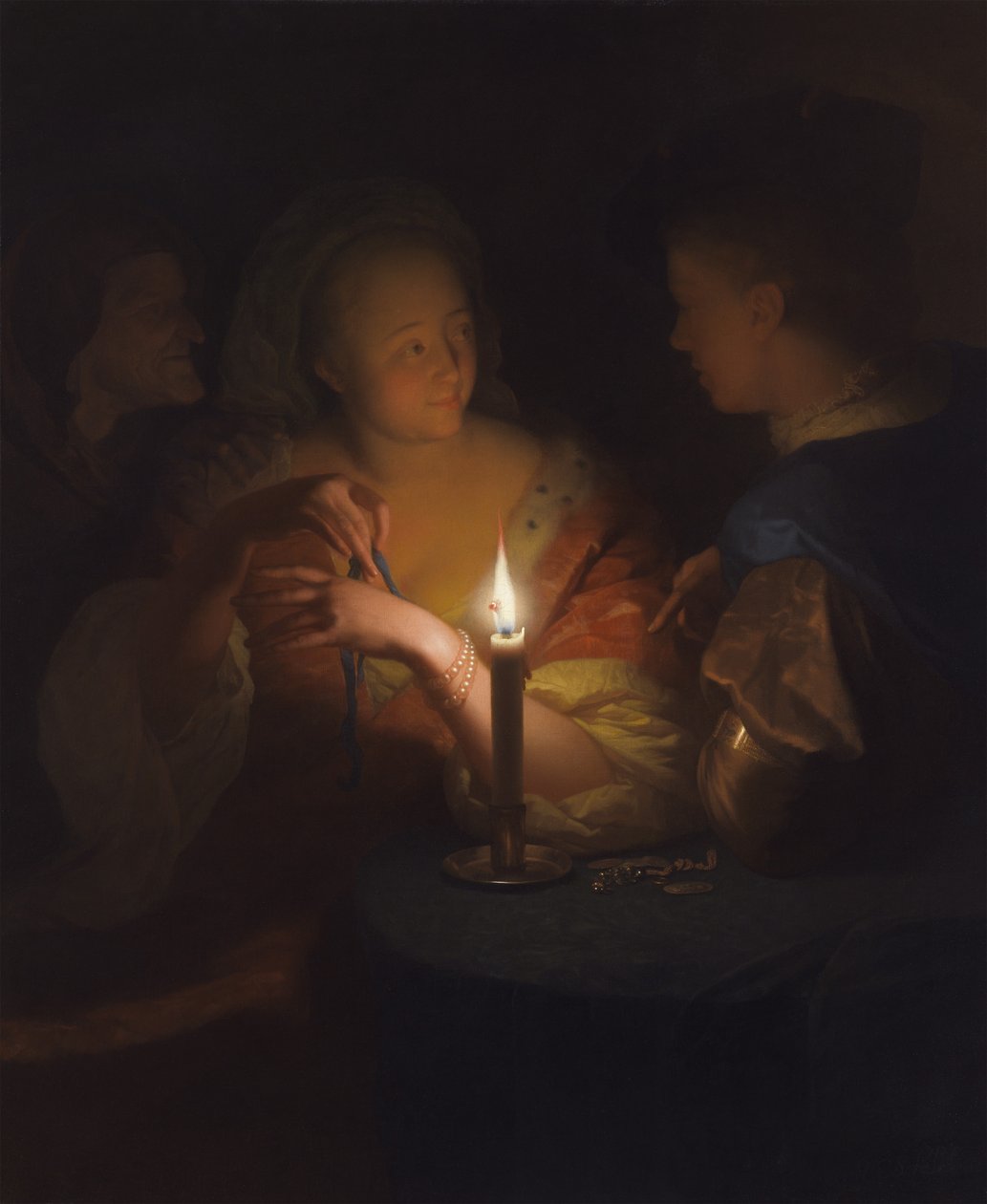 Amantes (Filho pródigo) de Godfried Schalcken