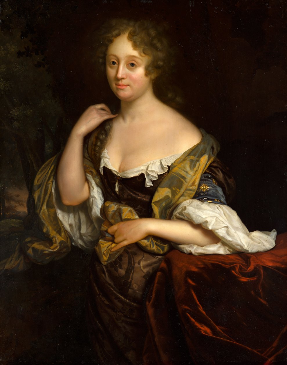 Retrato de Isabella Agneta Deutz (1658-1694/96) de Godfried Schalcken