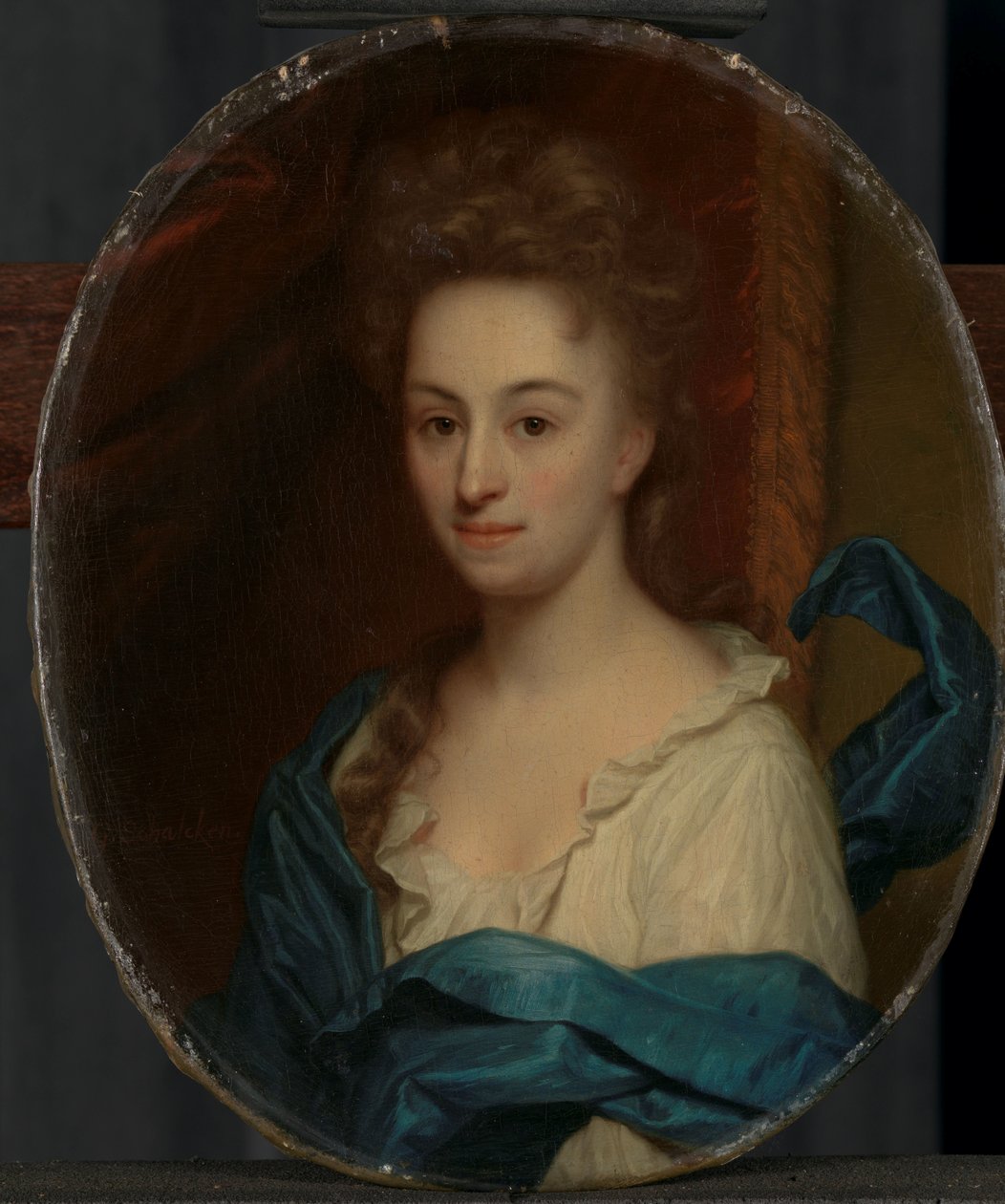 Retrato de Josina Clara van Citters (1671-1753), filha de Josina Parduyn de Godfried Schalcken