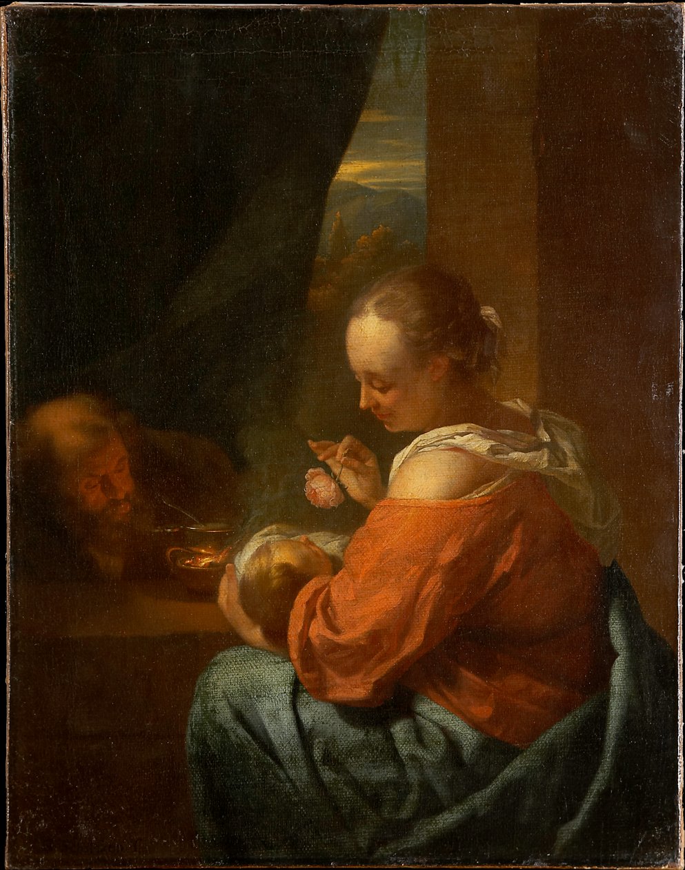 A Sagrada Família de Godfried Schalcken