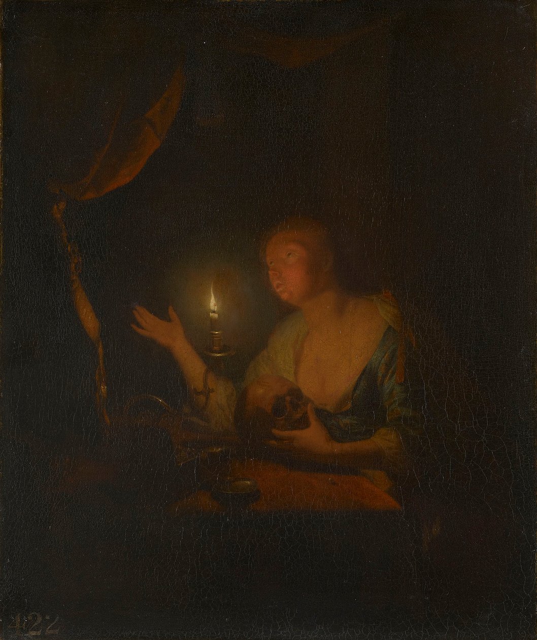 A Madalena penitente à luz das velas de Godfried Schalcken
