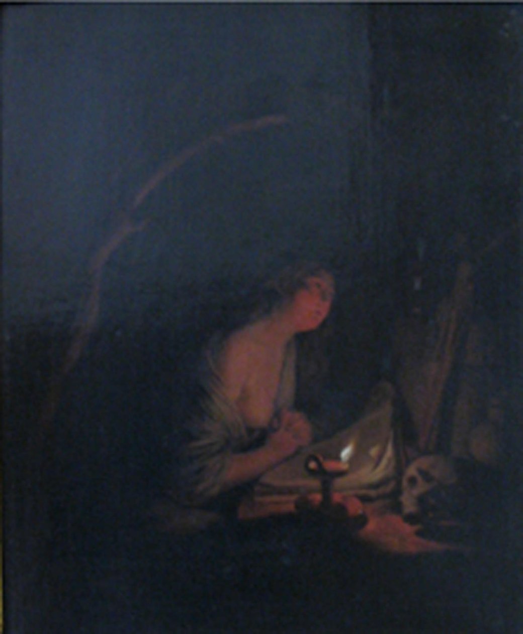 A penitente Santa Maria Madalena de Godfried Schalcken