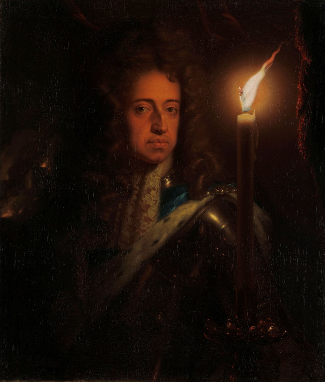 Guilherme de Orange, rei da Inglaterra e Stadtholder, c. 1692-97 de Godfried Schalcken