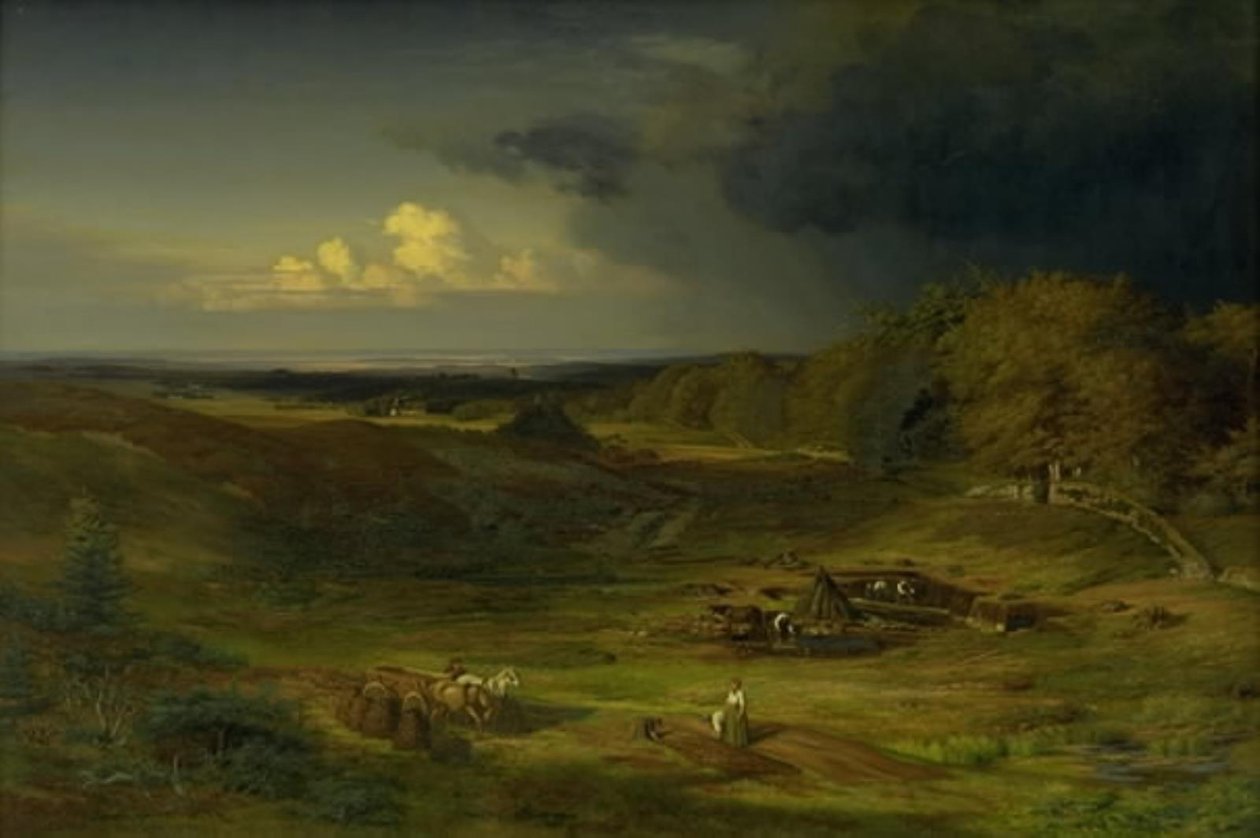 Paisagem perto do Castelo de Frederiksborg de Godtfred Rump