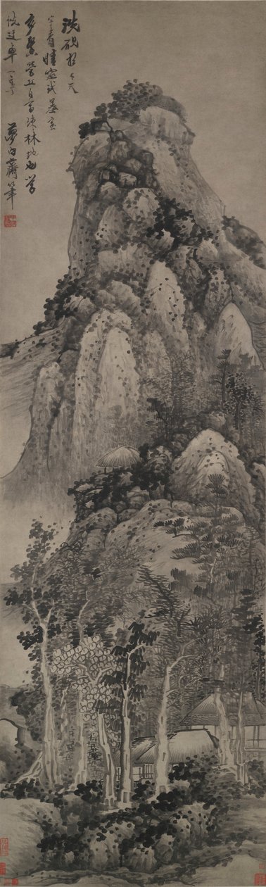 Um Pavilhão Elevado de Gong Xian