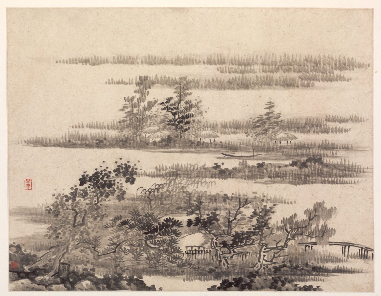 Verão no País da Água de Gong Xian