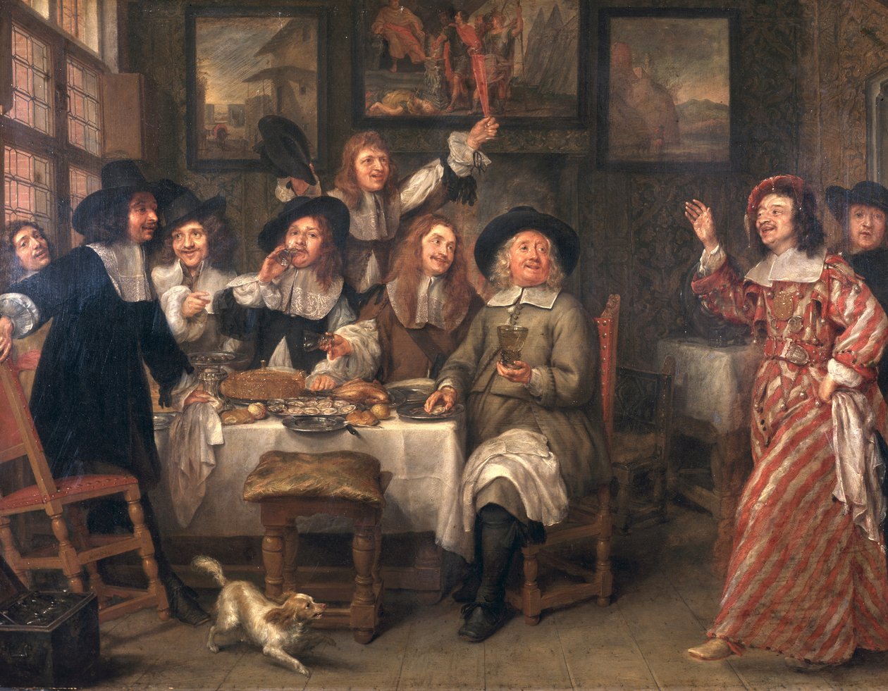 Refeição dos Artistas de Gonzales Coques