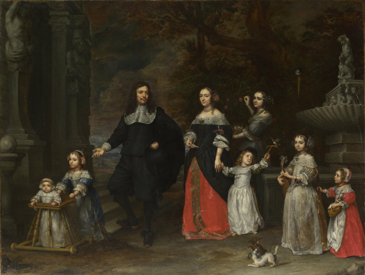 Um Grupo Familiar, ca 1664. de Gonzales Coques