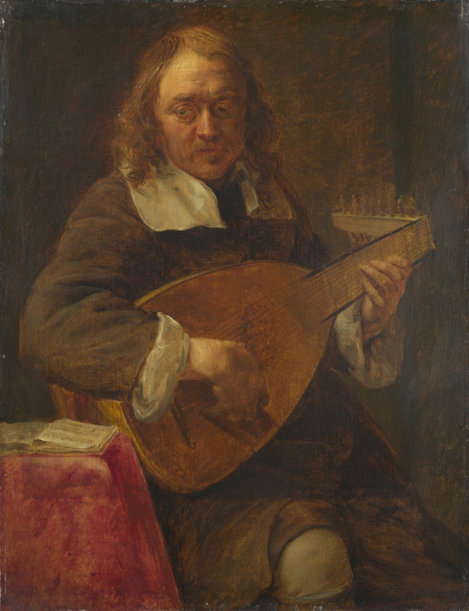 Audição. Da Série Os Cinco Sentidos, antes de 1661. de Gonzales Coques