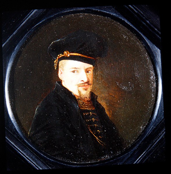 Retrato de um Homem (óleo sobre painel) de Gonzales Coques