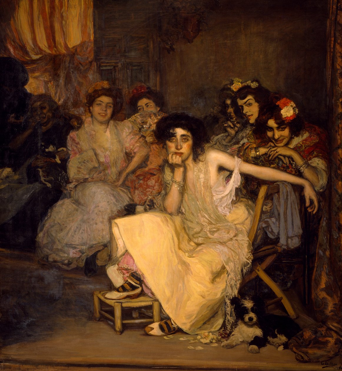 Slave, de Gonzalo Bilbao Martinez (1860-1938), óleo sobre tela de Gonzalo Bilbao Martinez