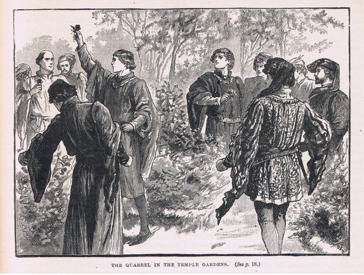 A briga no jardim do templo de Gordon Frederick Browne