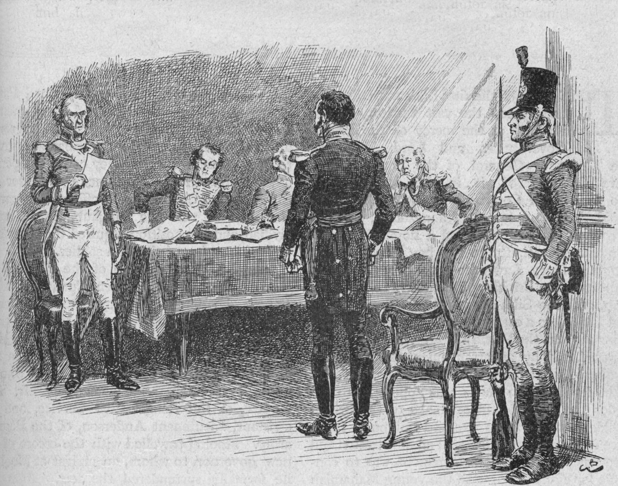 O general Whitelocke foi julgado pela corte marcial, 1902 de Gordon Frederick Browne