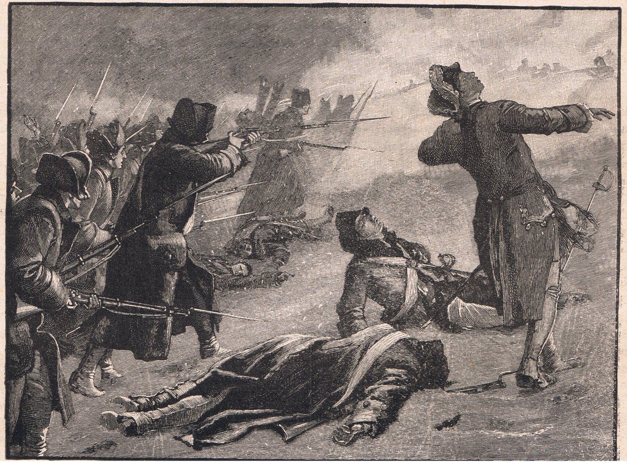 Assalto de Montgomery na cidade baixa, Quebec AD 1775 de Gordon Frederick Browne