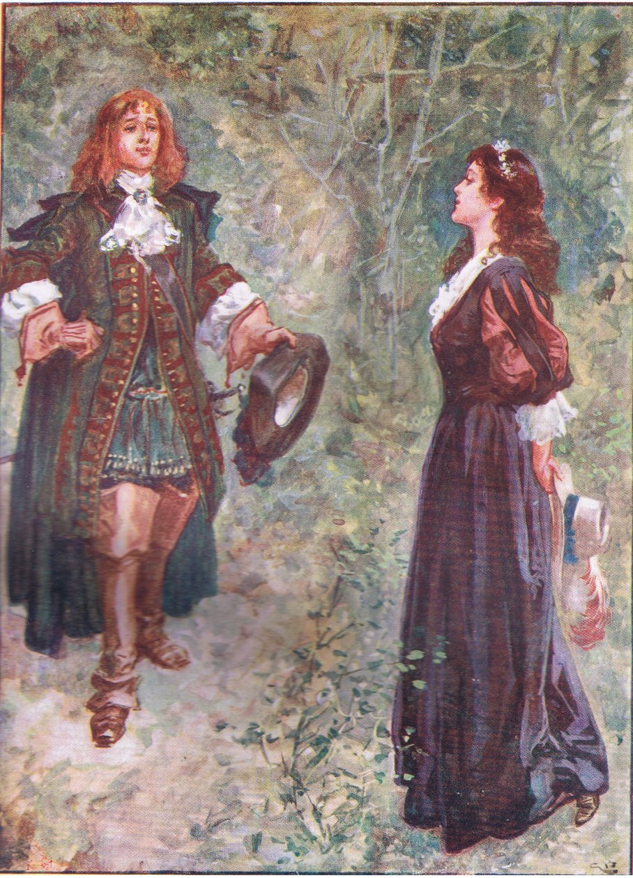"Agora eu sou do seu agrado primo", De Lorna Doone pub.by W & R Chambers Ltd, 1921 de Gordon Frederick Browne