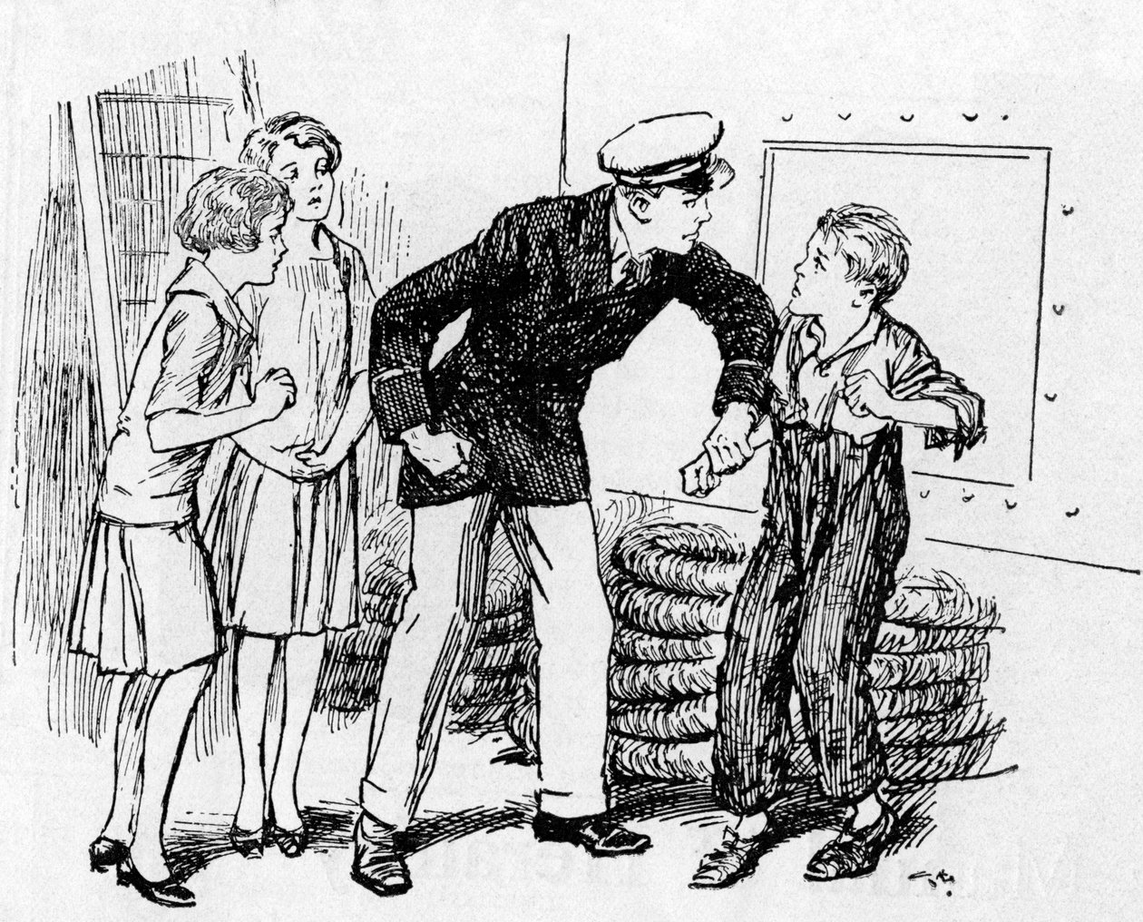Stowaway - A legenda diz: de Gordon Frederick Browne