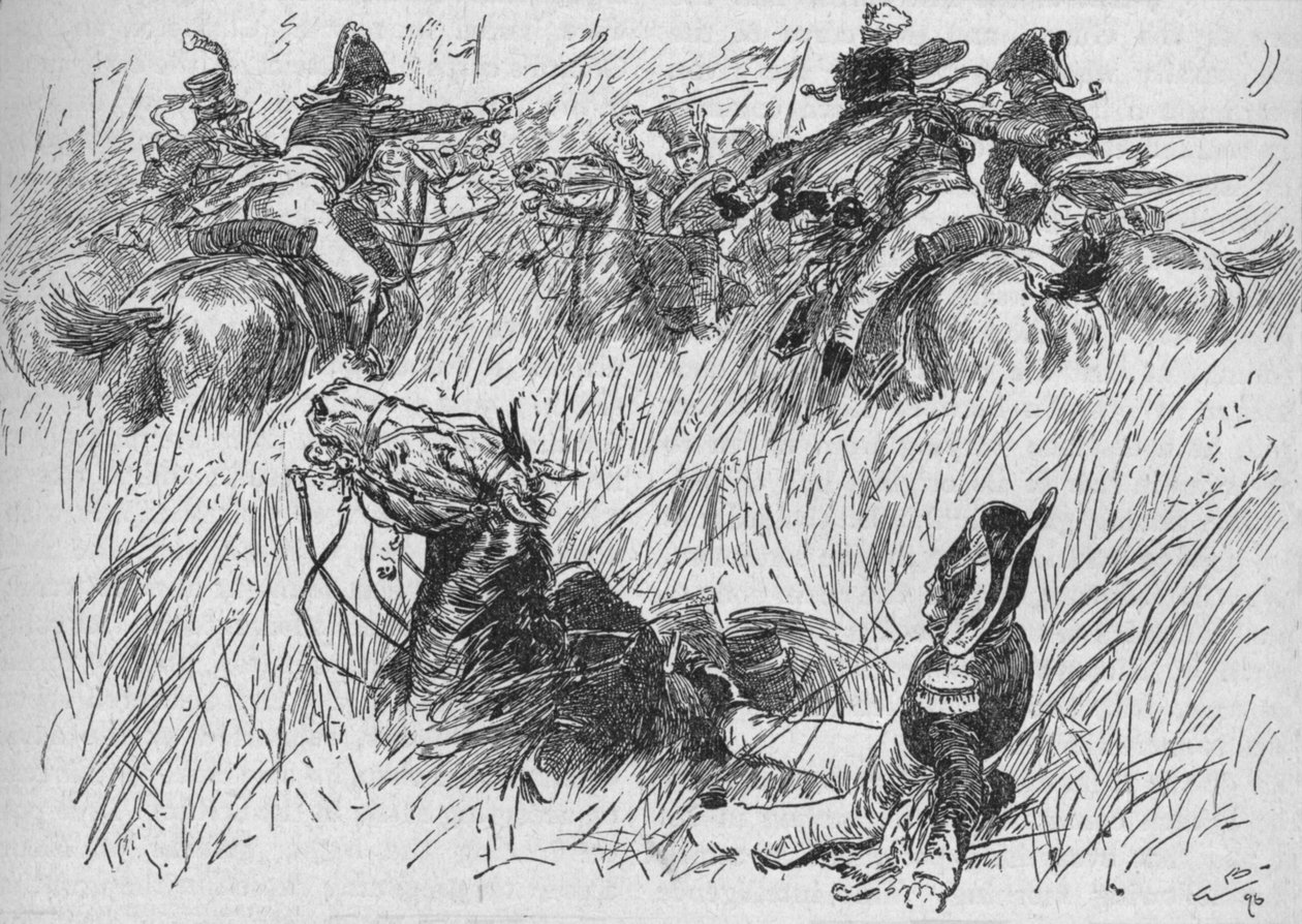O cavalo dos generais caiu em uma vala, 1896, 1902 de Gordon Frederick Browne