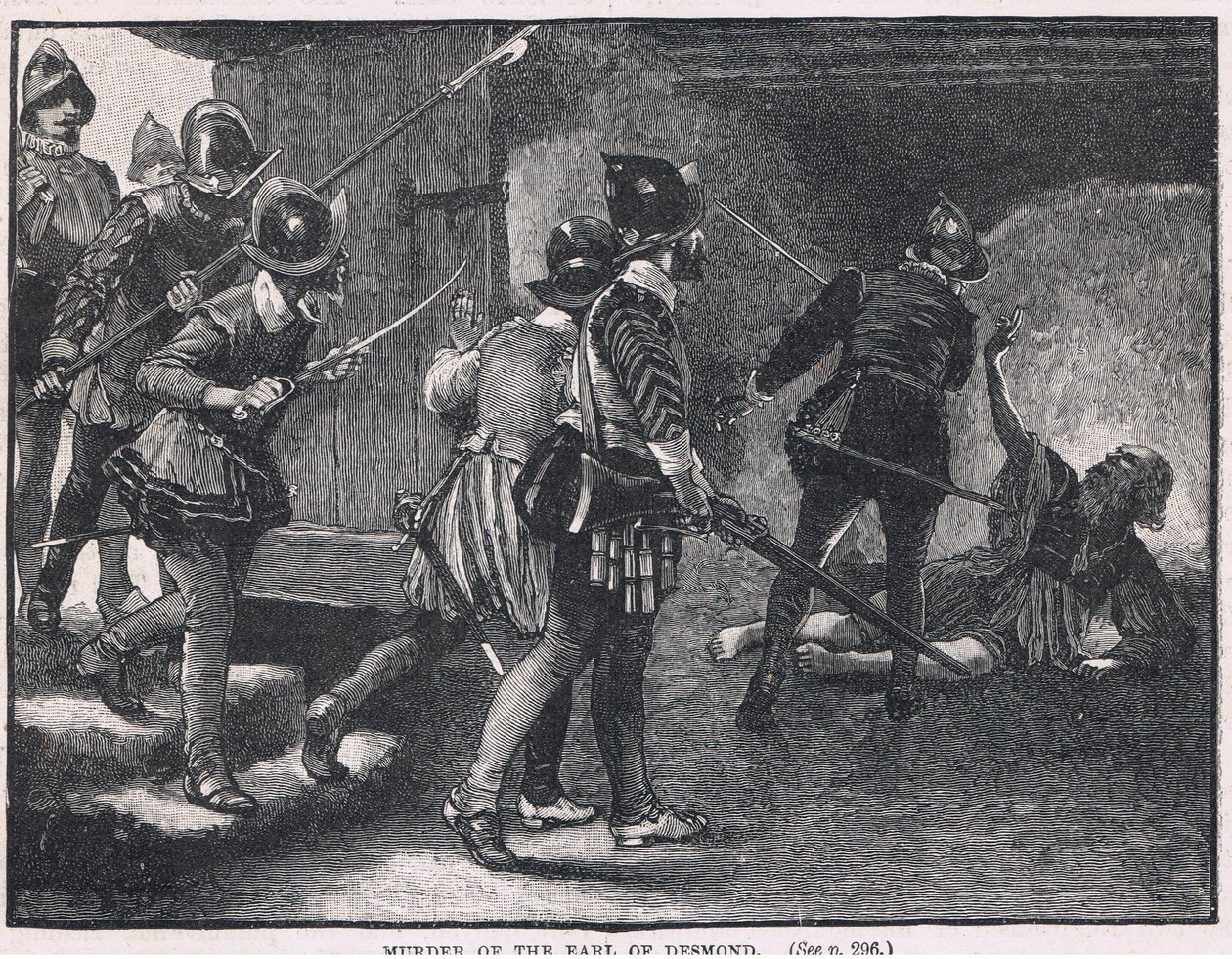 O assassinato do conde de Desmond 1575 de Gordon Frederick Browne