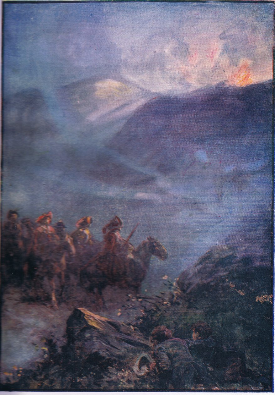 O caminho de guerra do Doones, do pub Lorna Doone.by W & R Chambers Ltd, 1921 de Gordon Frederick Browne