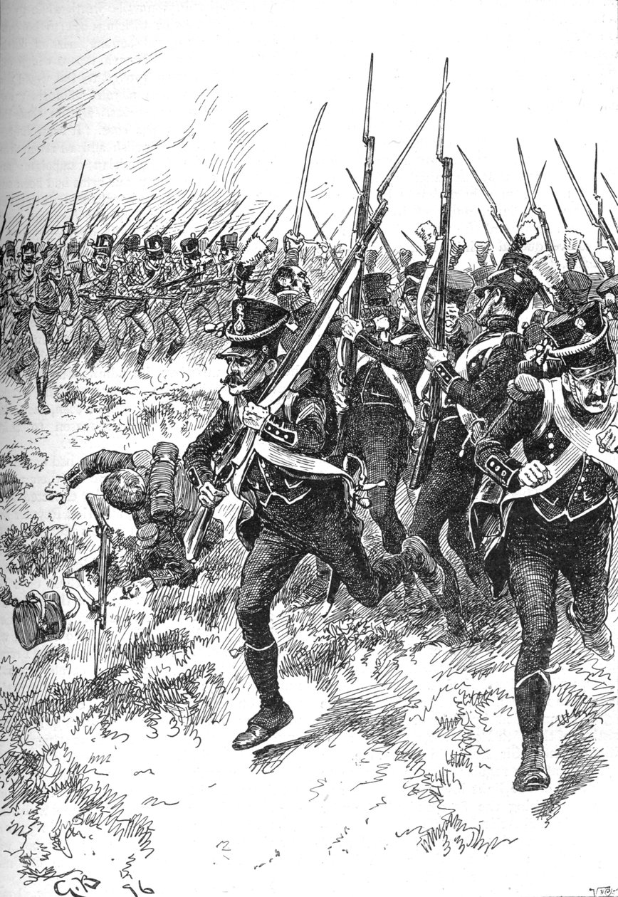 Eles quebraram e fugiram na direção de Maida, 1902 de Gordon Frederick Browne