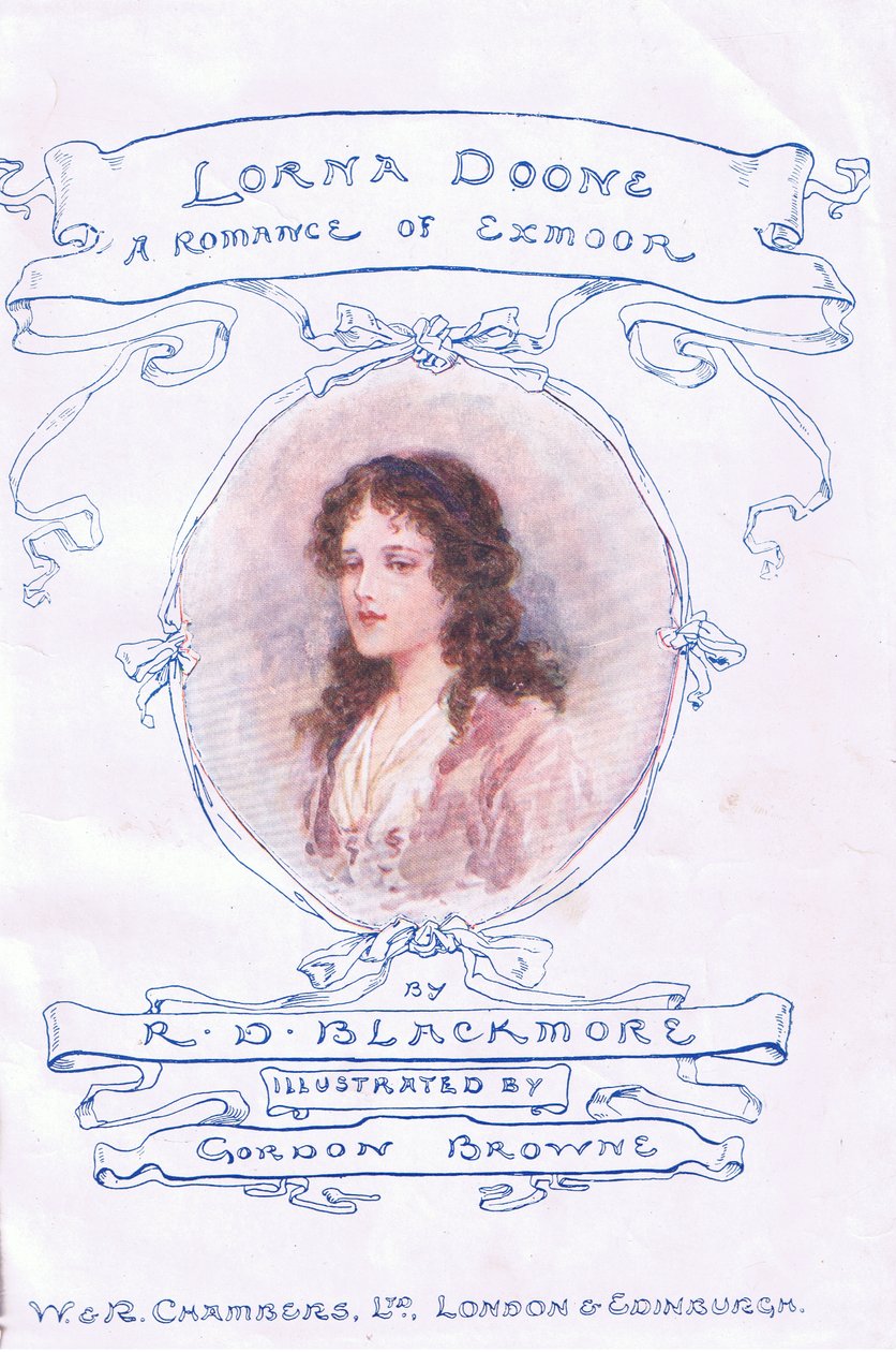 Página de título, de Lorna Doone pub.by W & R Chambers Ltd de Gordon Frederick Browne