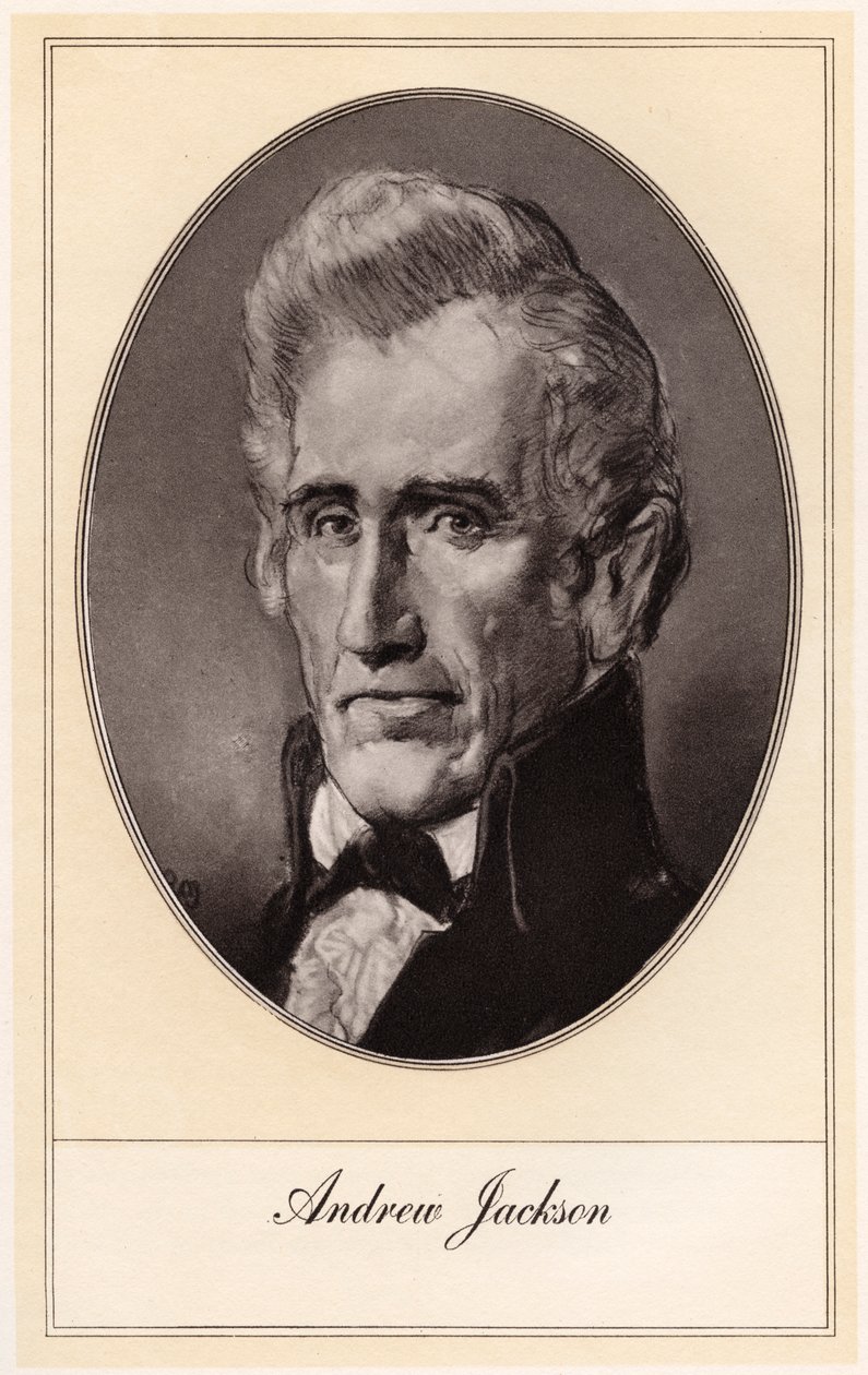 Andrew Jackson, sétimo presidente dos Estados Unidos, início do século XX de Gordon Ross