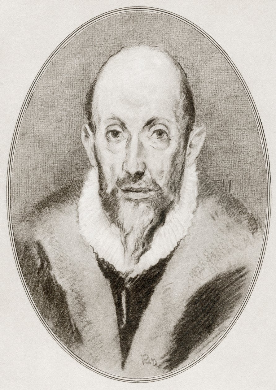 Domenikos Theotokopoulos, El Greco, de Living Biographies of Great Painters. de Gordon Ross