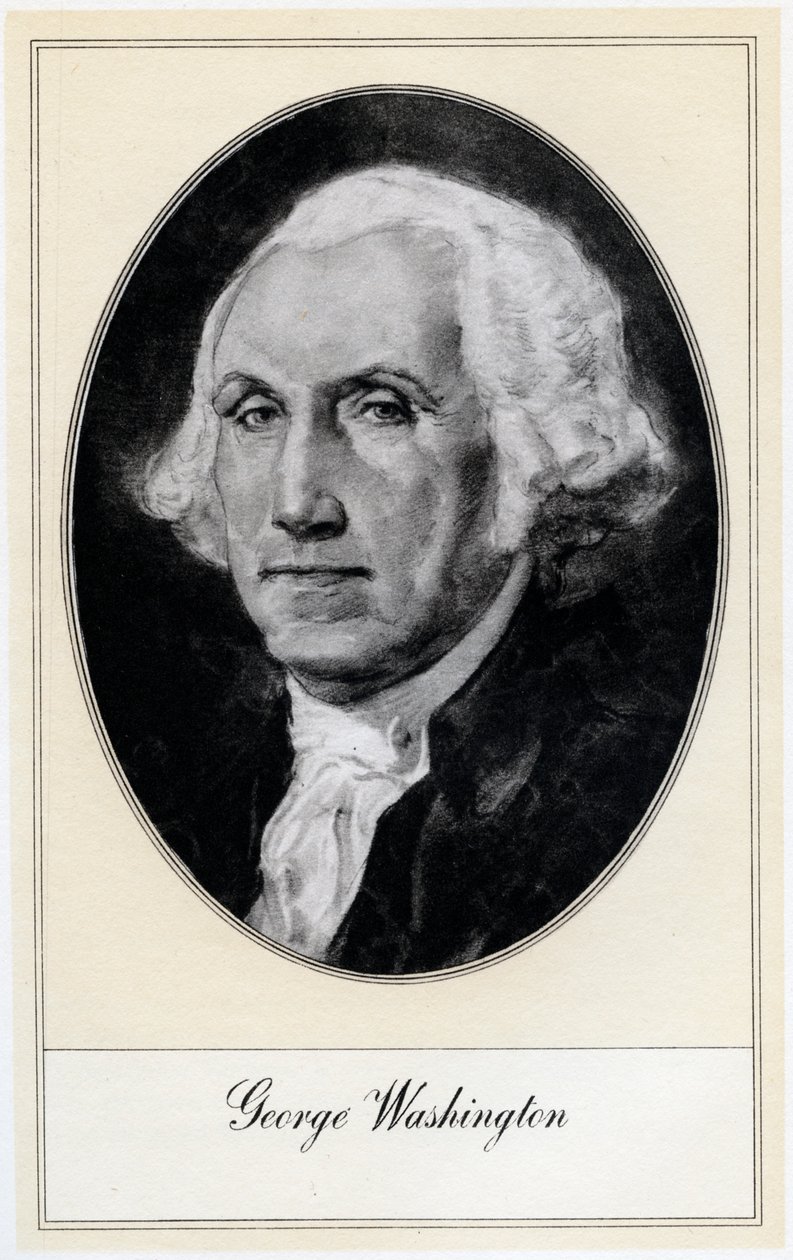George Washington, o primeiro presidente dos Estados Unidos, no início do século XX. de Gordon Ross