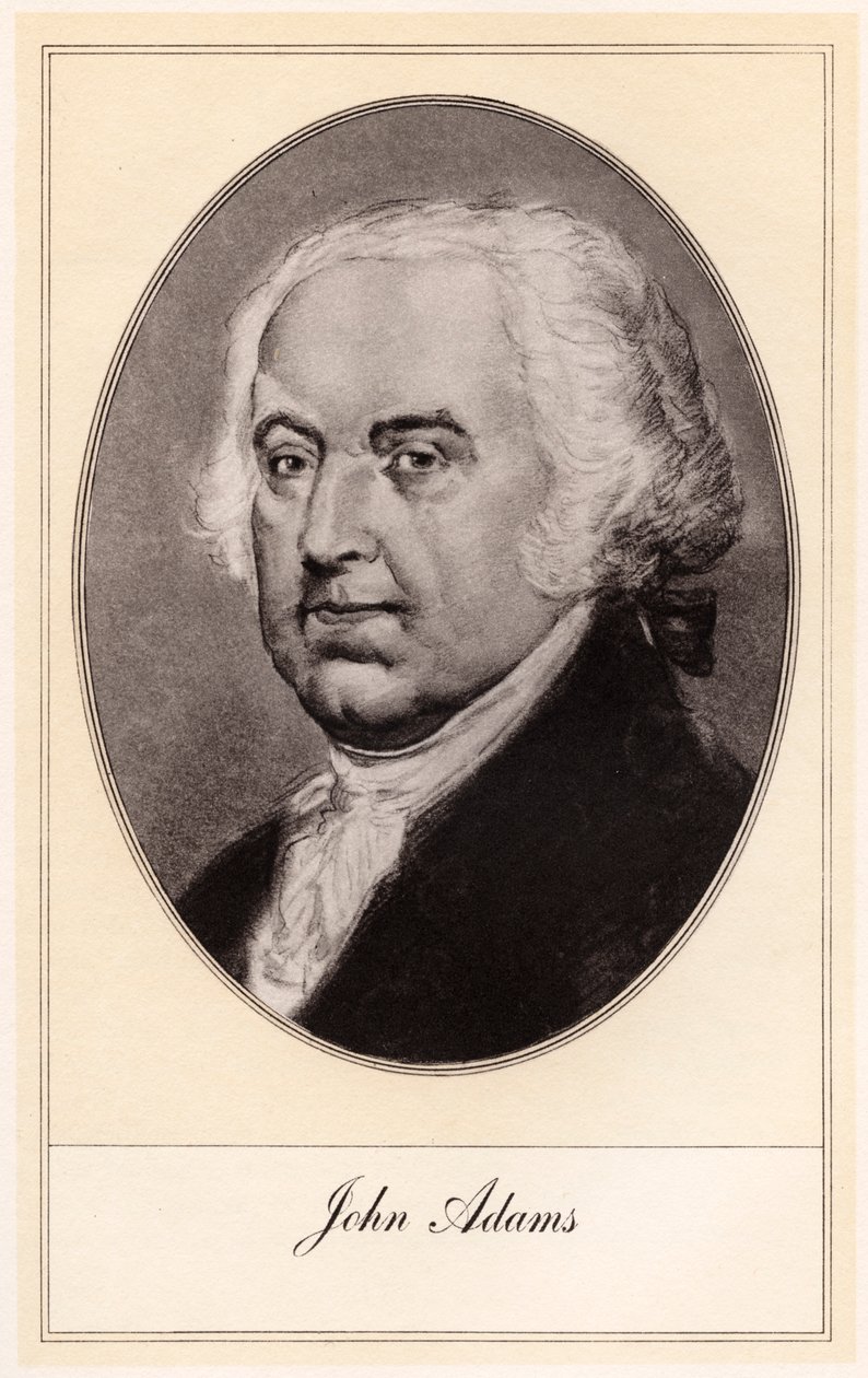 John Adams, segundo presidente dos Estados Unidos, início do século XX. de Gordon Ross