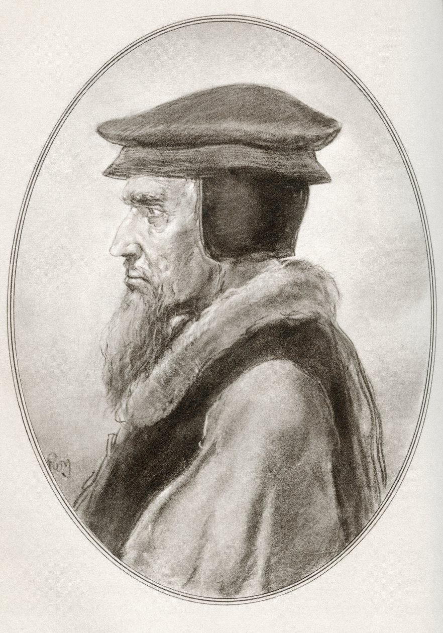 John Calvin, nascido Jehan Cauvin, de Living Biographies of Religious Leaders (Biografias Vivas de Líderes Religiosos) de Gordon Ross