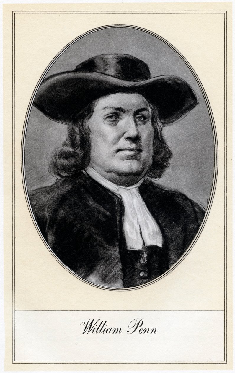 William Penn, fundador da Pensilvânia, início do século XX. de Gordon Ross