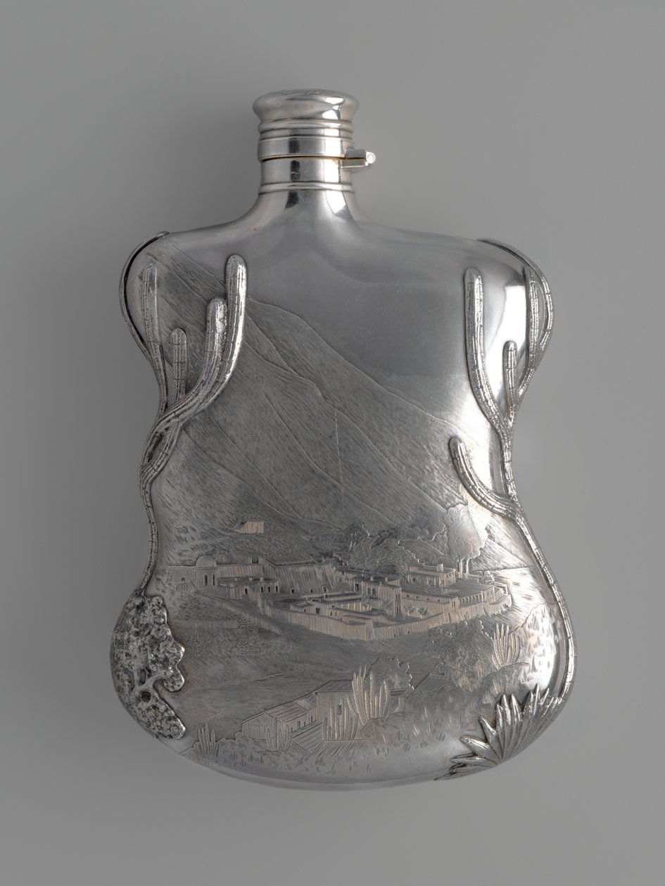 Frasco, c.1888 (prateado) de Gorham Manufacturing Company Gorham Manufacturing Company