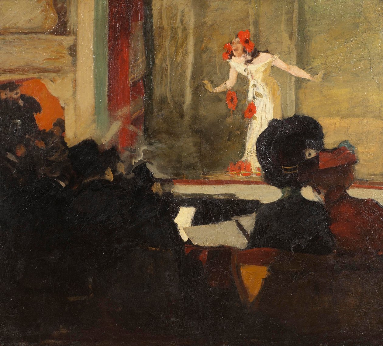 Cena do Auditório, c.1900 de Gosta von Hennigs