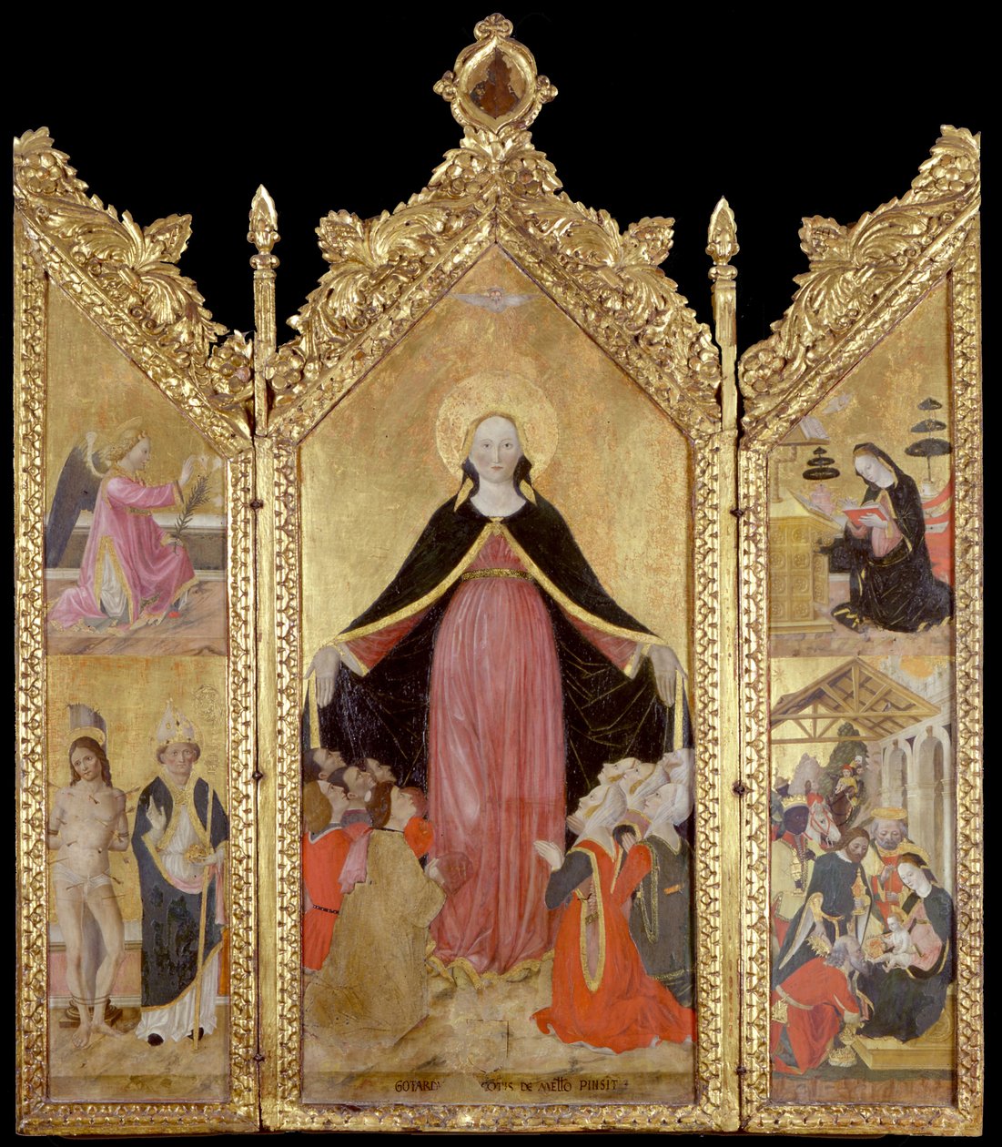 Tríptico da Madonna da Misericórdia de Gottardo Scotti