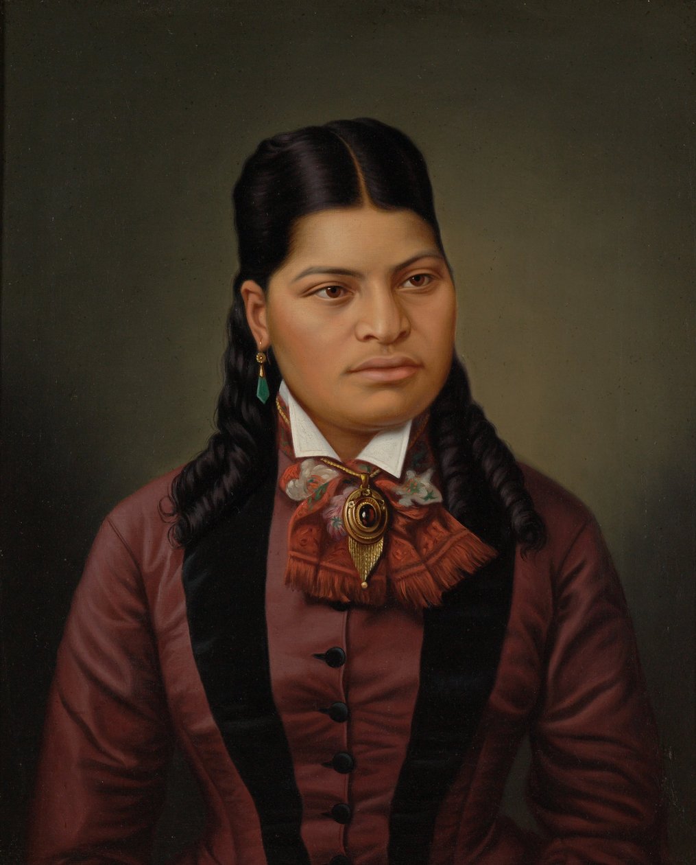 Menina maori de Gottfried Lindauer