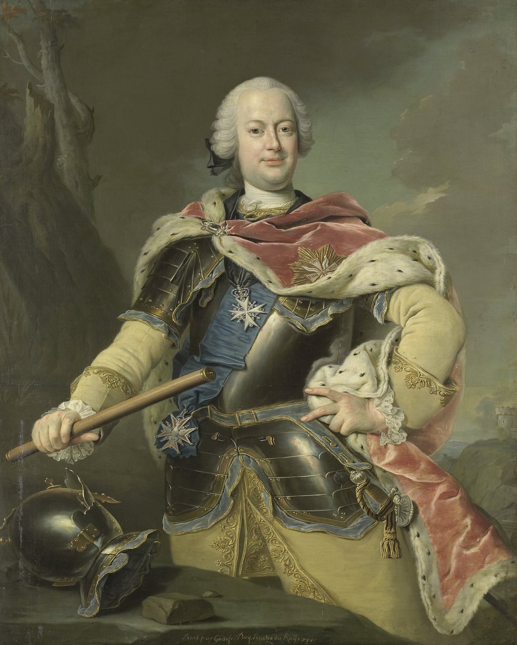 Friedrich Christian (1722-63), Eleitor da Saxônia e Rei da Polônia de Gottfried Boy