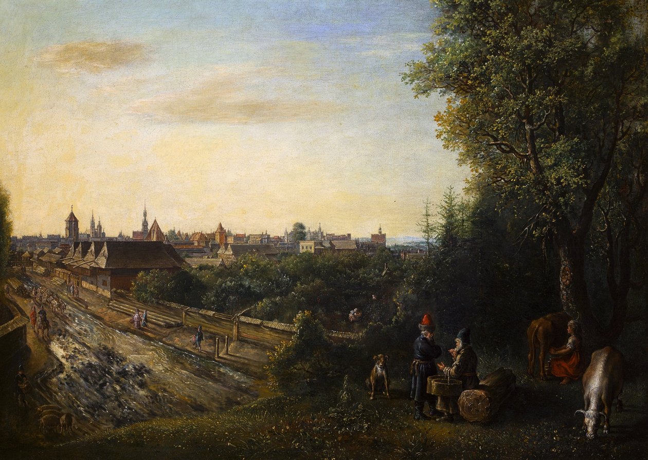Vista de Cracóvia de Gottfried Libalt