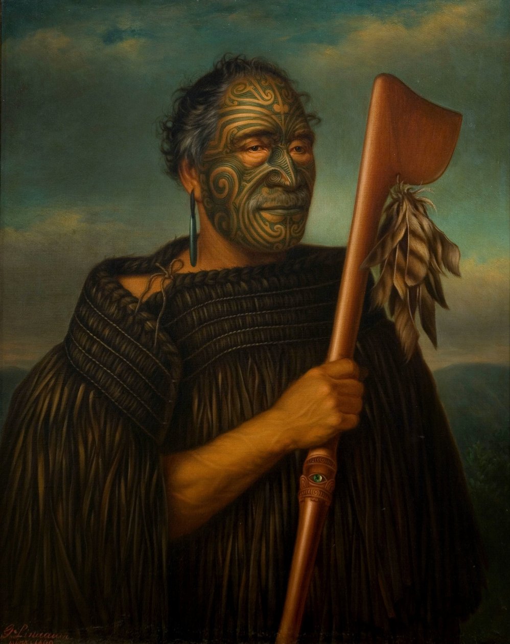 Tamati Waka Nene de Gottfried Lindauer