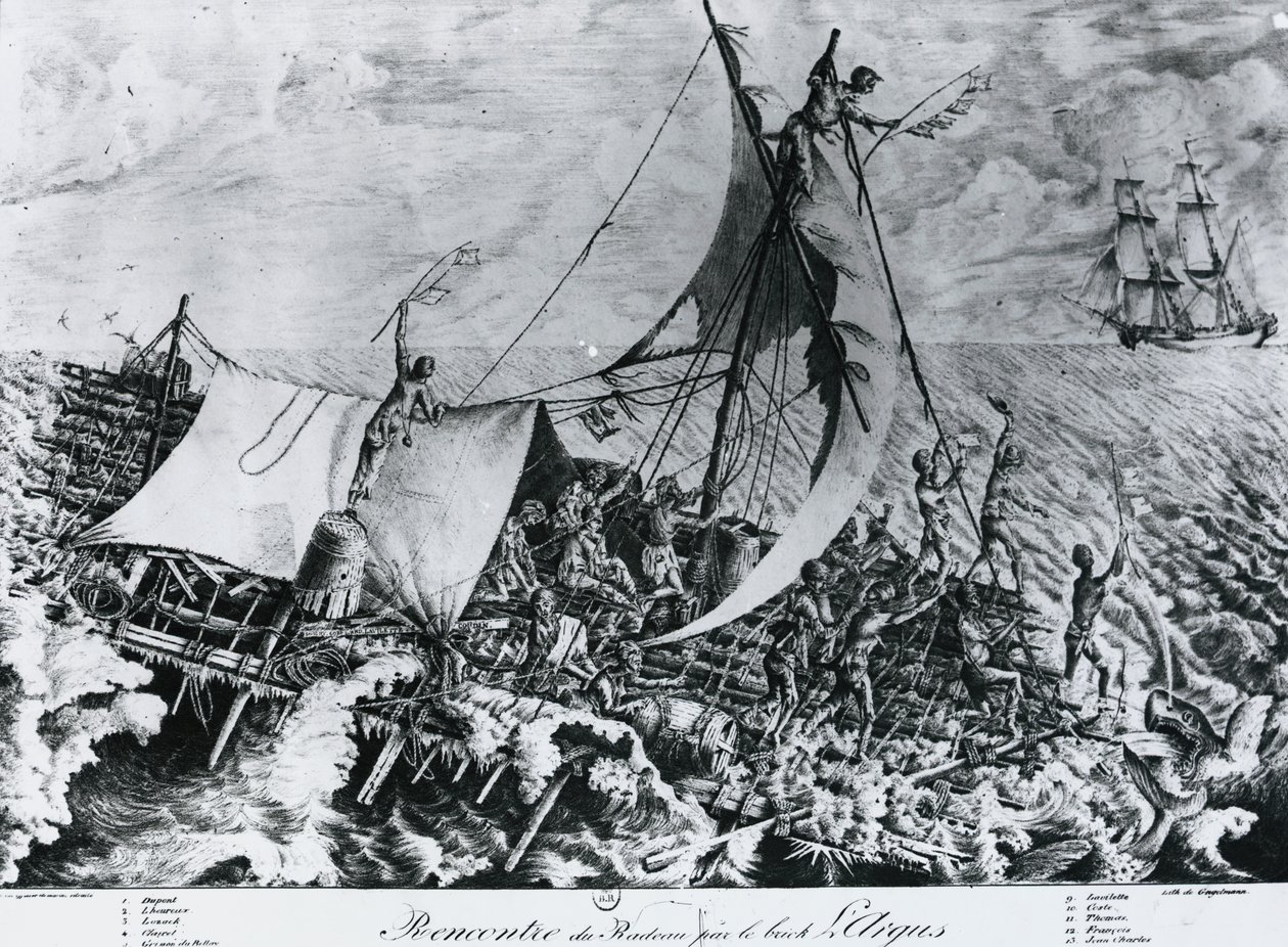 Naufrágio da Fragata Medusa (2 de julho de Gottfried or Godefroy Engelmann