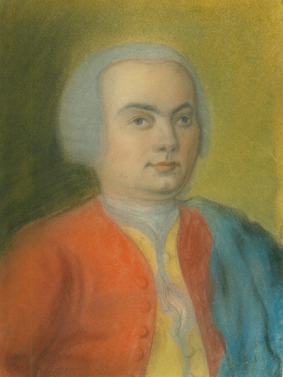 Retrato Pastel de Carl Philipp Emanuel Bach de Gottlieb Friedrich Bach