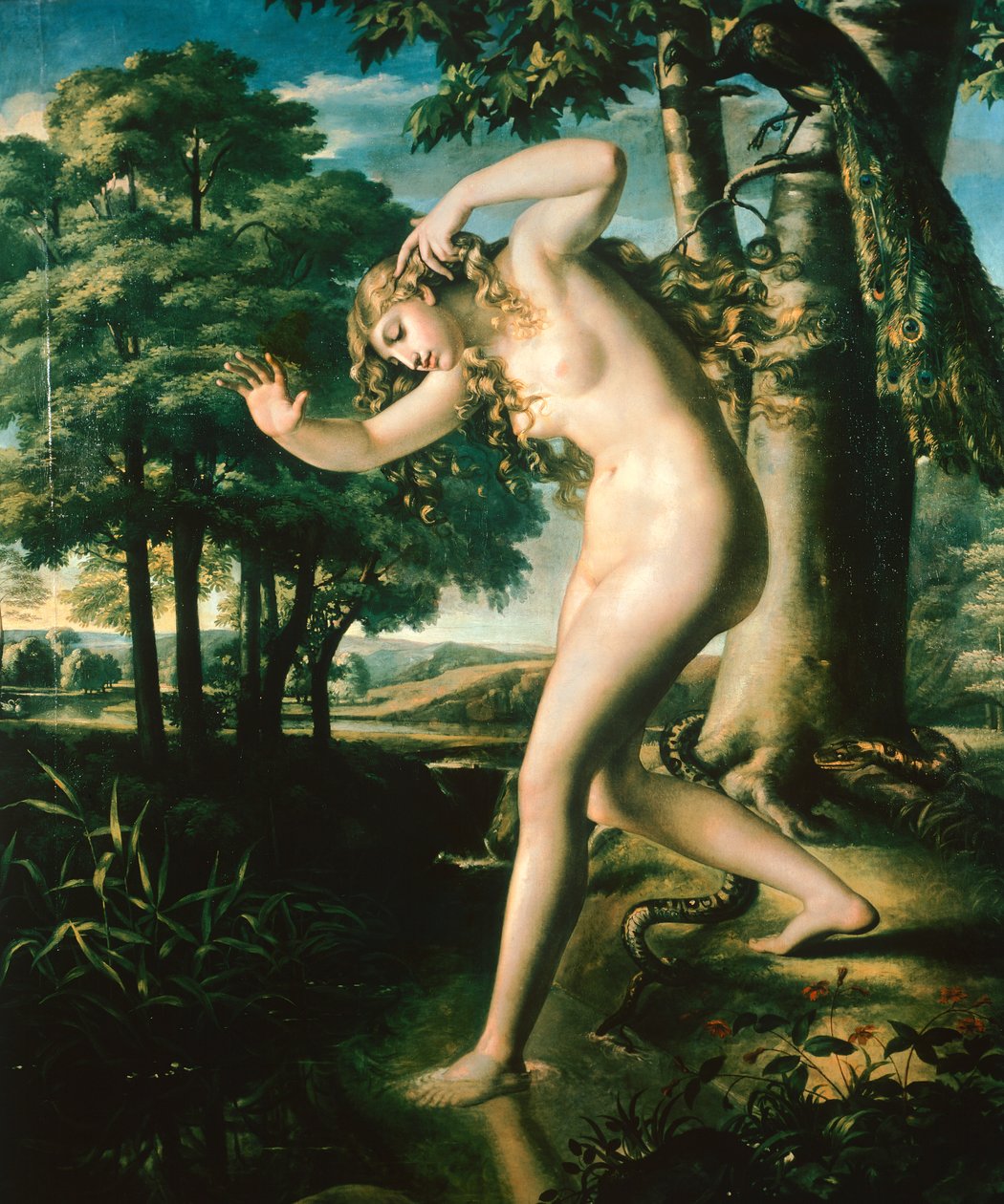 Eva por Christian Gottlieb Schick (1776-1812) de Gottlieb Schick