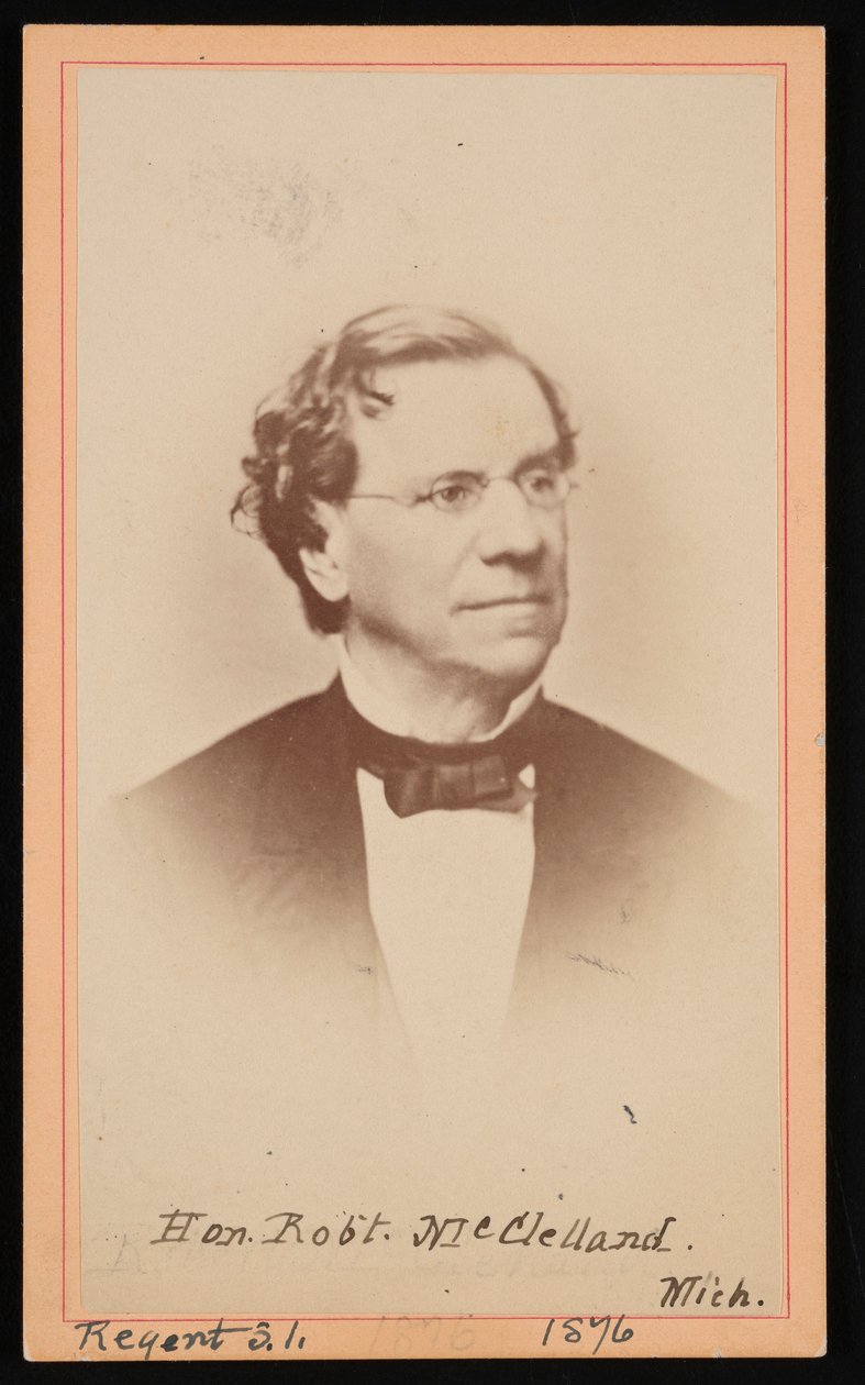 Retrato de Robert McClelland 1807-1880, 1876. de Gottschalk Grelling