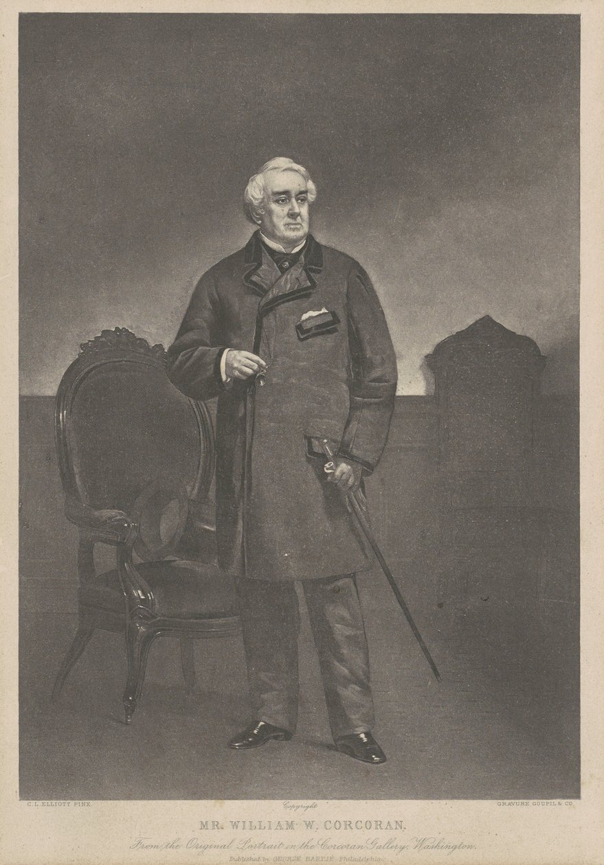 Sr. William W. Corcoran de Goupil and Company, after Charles Loring Elliott