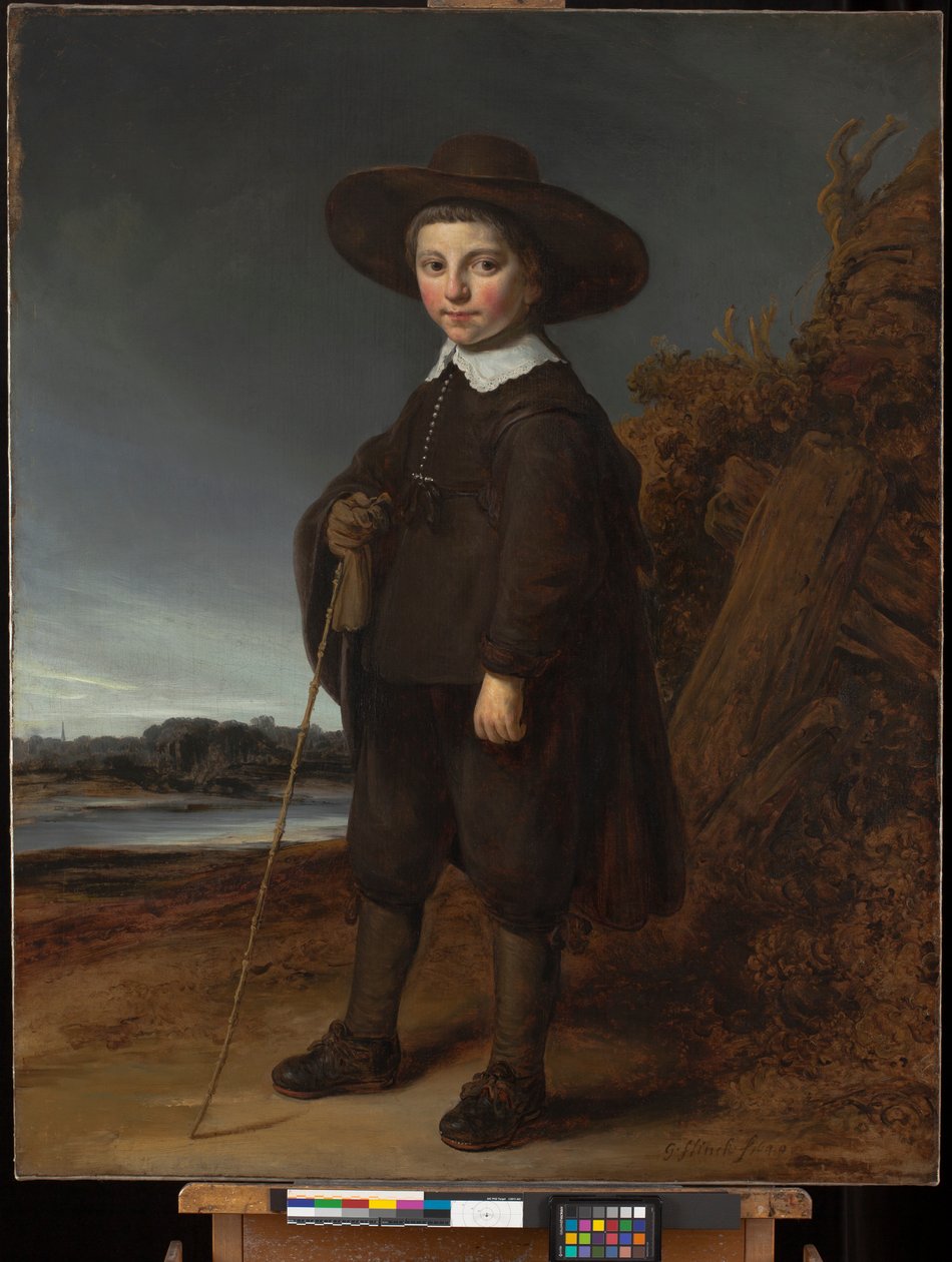 Retrato de um menino, 1640 de Govaert Flinck
