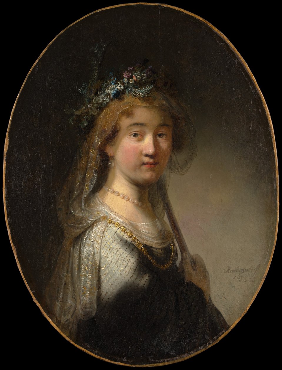 Uma jovem como pastora. de Govaert Flinck