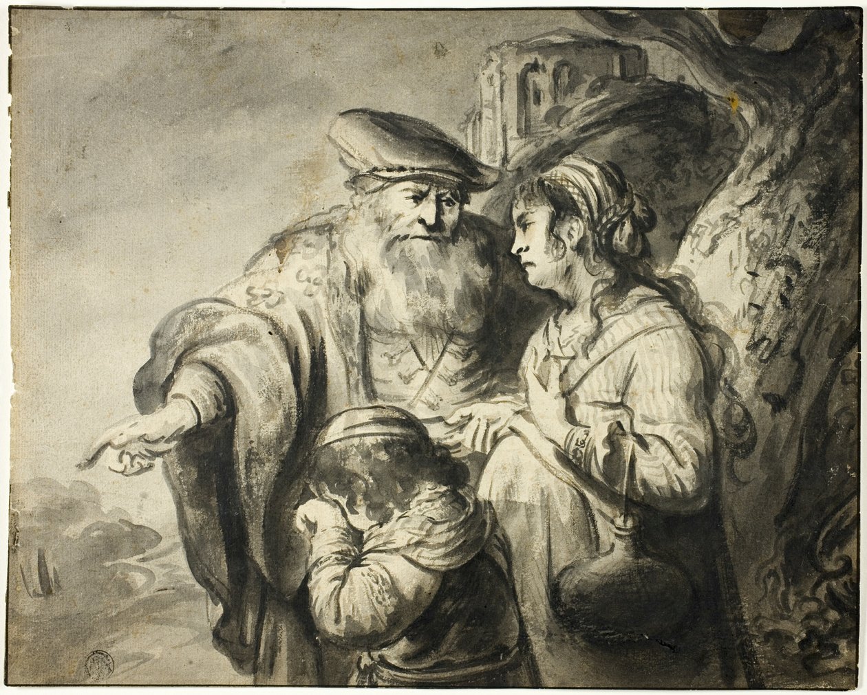 Expulsão de Hagar de Govaert Flinck
