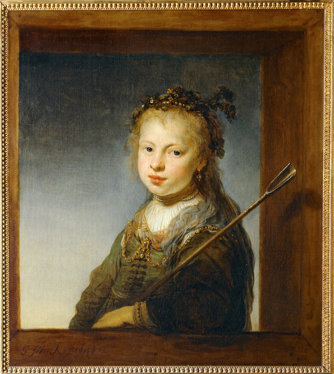 Menina como pastora ... de Govaert Flinck