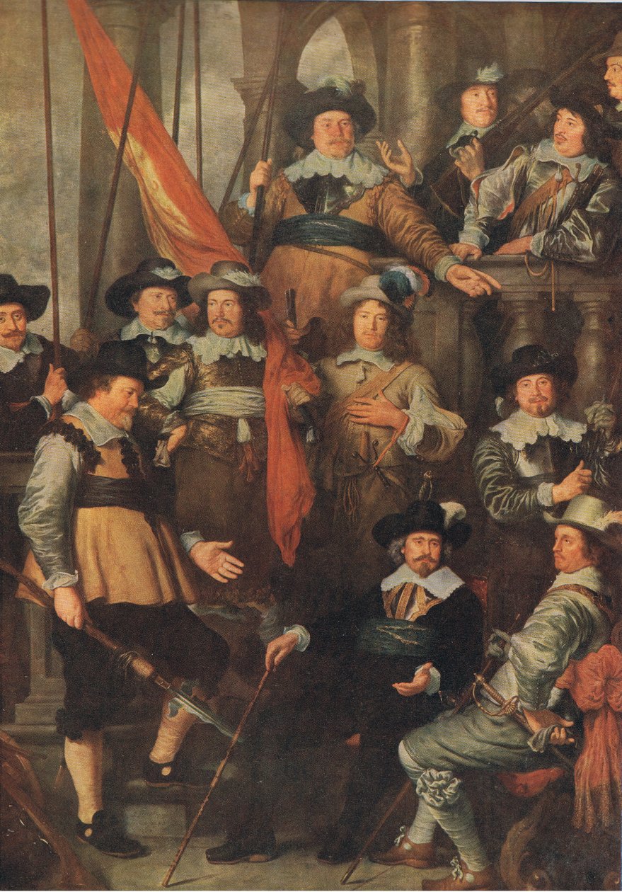 A companhia da Guarda Cívica de Amsterdã 1645, Bibbys Annual, 1916-17 de Govaert Flinck