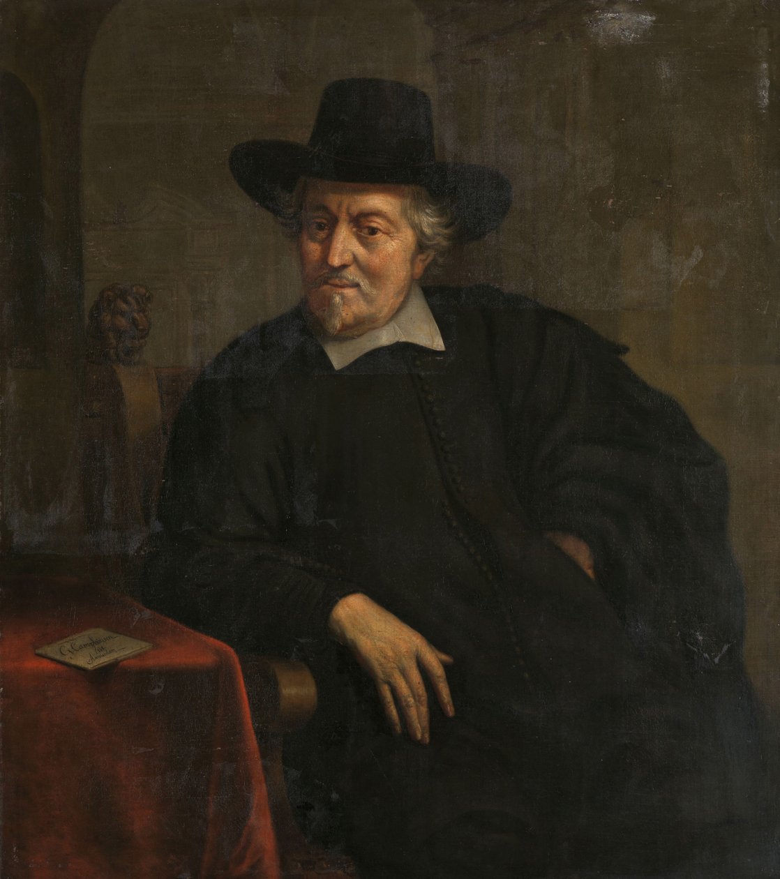 Auto-retrato, entre 1660 e 1672. de Govert Dircksz Camphuysen
