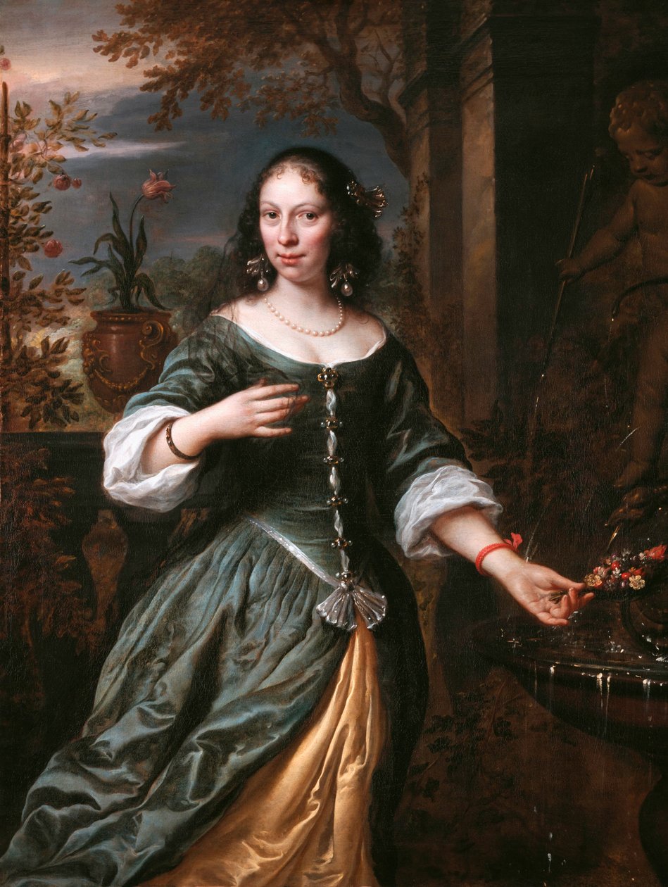 Retrato de Susanna van Baerle (1622-1674) de Govert Flinck
